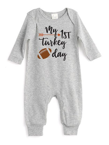 "MY FIRST TURKEY DAY" PLAYSUIT