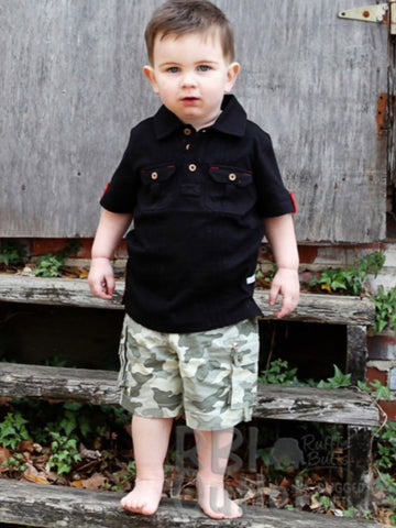 CAMO CARGO SHORTS
