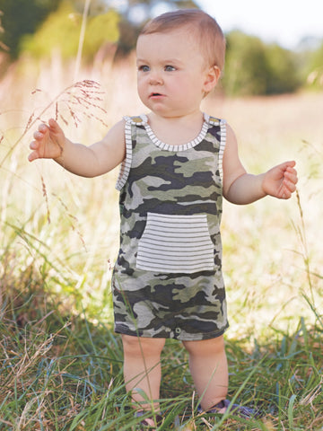 CAMO ROMPER