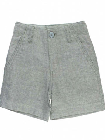GRAY CHAMBRAY SHORT
