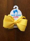 SMALL GROSSGRAIN DAZZLE DOUBLE KNOT BOW