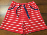 RED PULL ON SHORTS